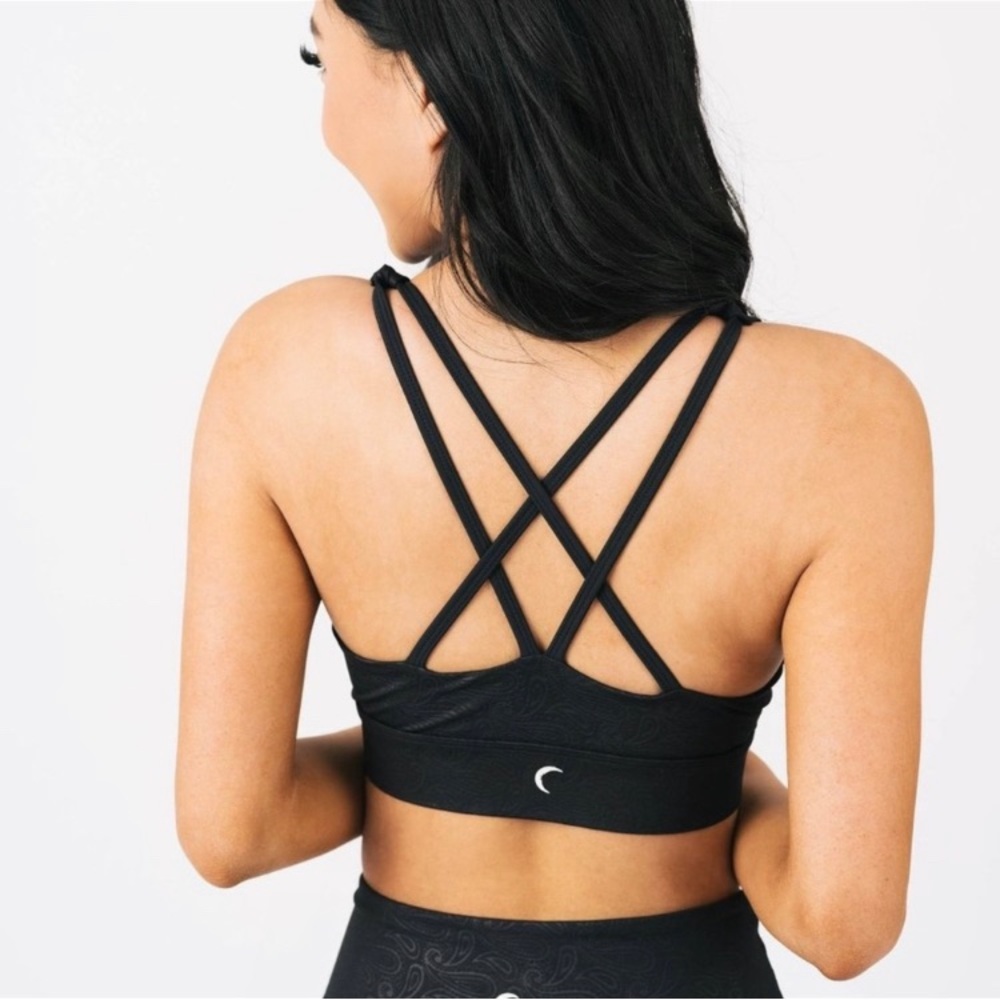 ZYIA Light n Tight Paisley Strappy Sports Bra